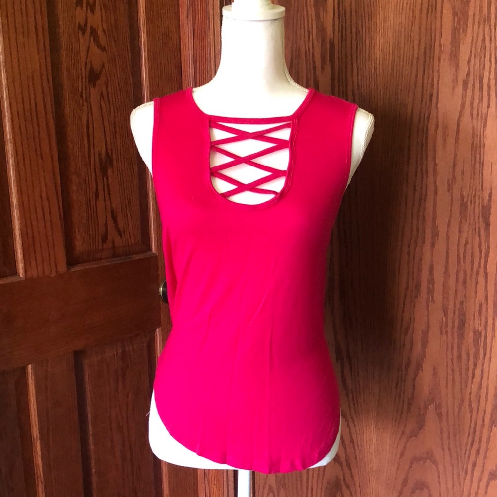 SPECIAL! 3/$12 Splash Criss-Cross Top